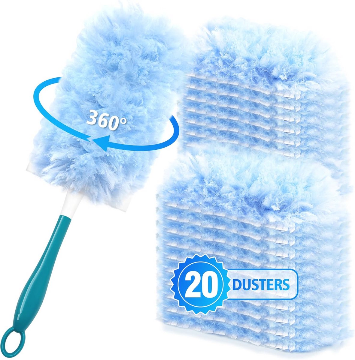 Microfiber Duster Set Schoonmaak met Vullingen
