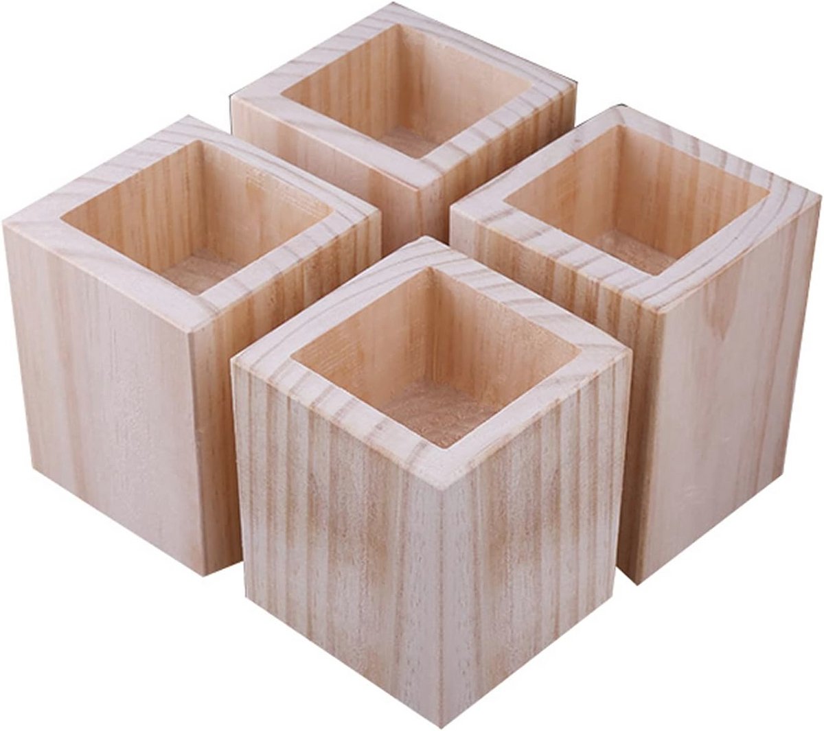 Houten Meubelverhoger - Verhoog je Tafel, Bed of Bank (4 Stuks)