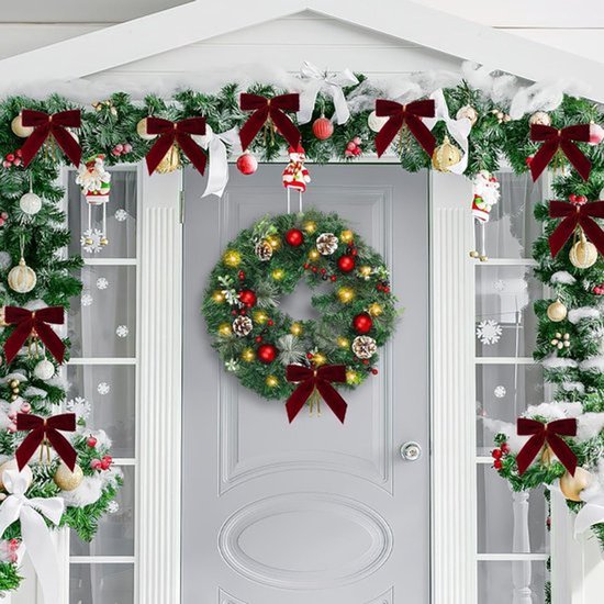 Kerstboog, kerstboom decoratie Kerst strikken Lint