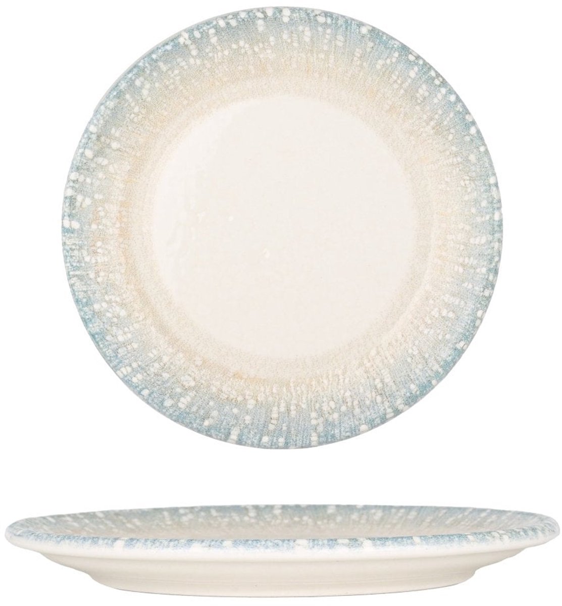 By Bone Dessertbord - Vista - Porselein - 19 cm - set van 6