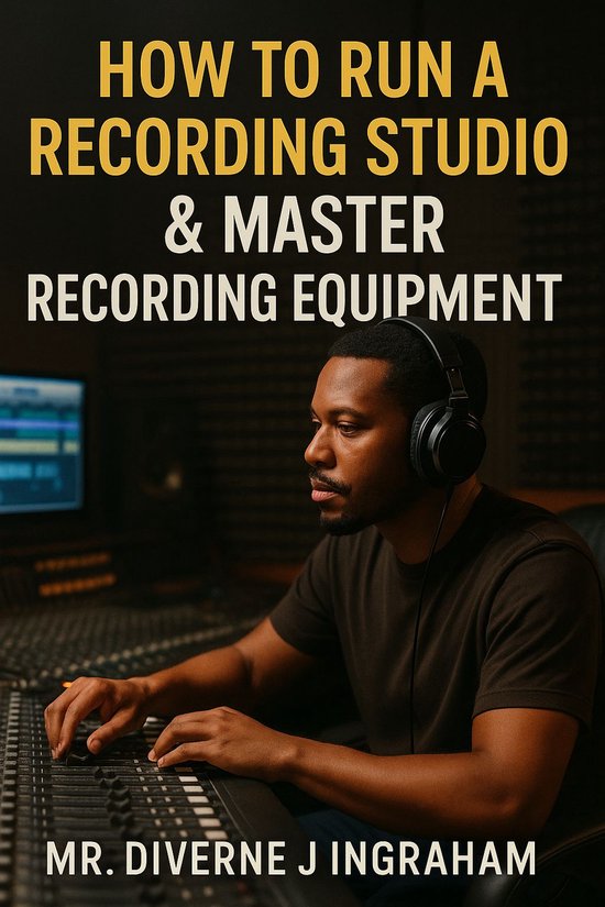 HOW TO RUN A RECORDING STUDIO & MASTER RECORDING EQUIPMENT (ebook), Mr ...