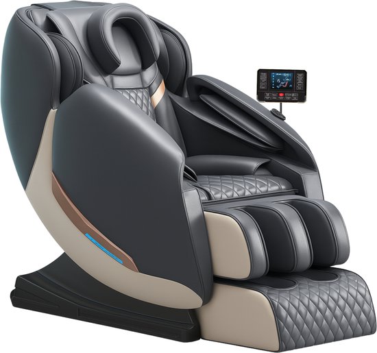 AlienComfort Shiatsu Massagestoel LUNA - Grijs - Compact - AlienComfort™ - €1.295,00