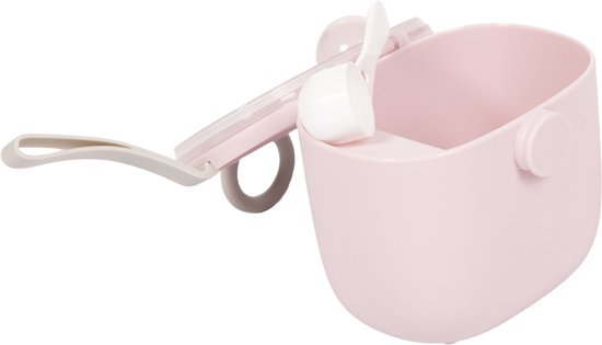 Bo Jungle - Doseerdoos melkpoeder - met maatlepel - Bewaarbakje babyvoeding - Snackhouder - 500ml - Nomadic Powder Box Roze — afbeelding 5
