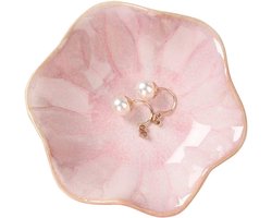Keramische Sieraden Schaal - Cadeau voor Vrouwen - Slaapkamer en Gang Decoratie - Verjaardag en Kerstgeschenk