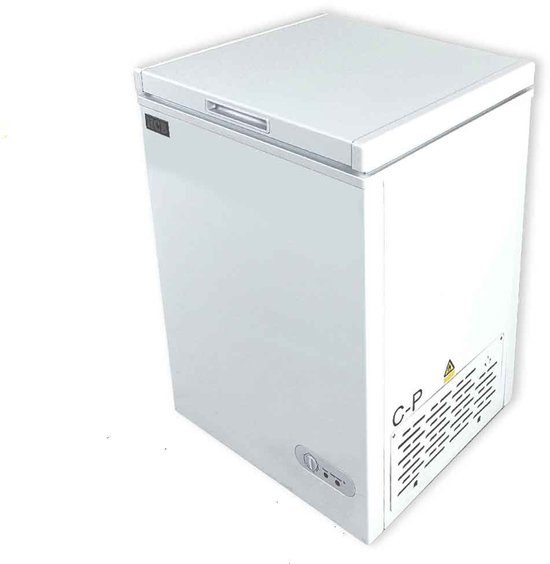 HCB® - Professionele Horeca vriezer - Vrieskist met klapdeksel - 97 liter - 230V - Diepvries koffer - 56x58x84 cm (DxBxH) - 30.50 kg - 8484