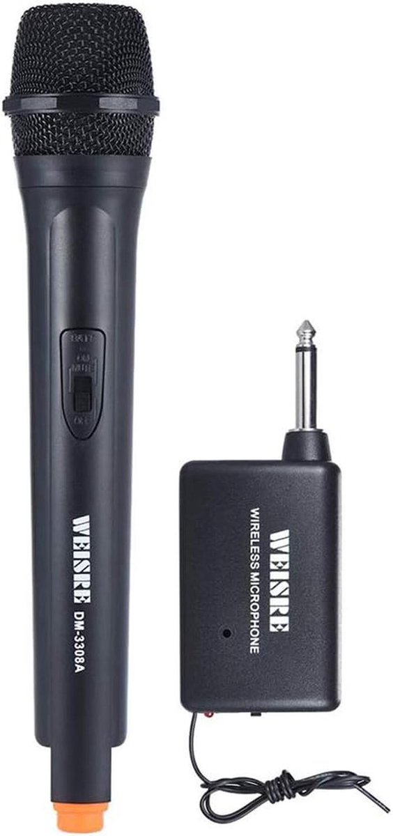 Draadloos Dynamisch Handmicrofoon voor Podium, Karaoke & Opname - Unidirectioneel - 40Hz-15kHz
