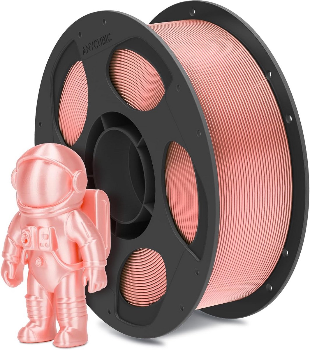 Zijdeglans PLA Filament 1.75mm voor 3D-Printer, 1KG Spoel, Nauwkeurigheid +/- 0.03mm