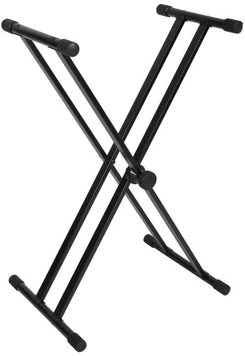 Boston KS-201 Keyboardstatief – XX-model, tot 40 kg, twist lock, zwart