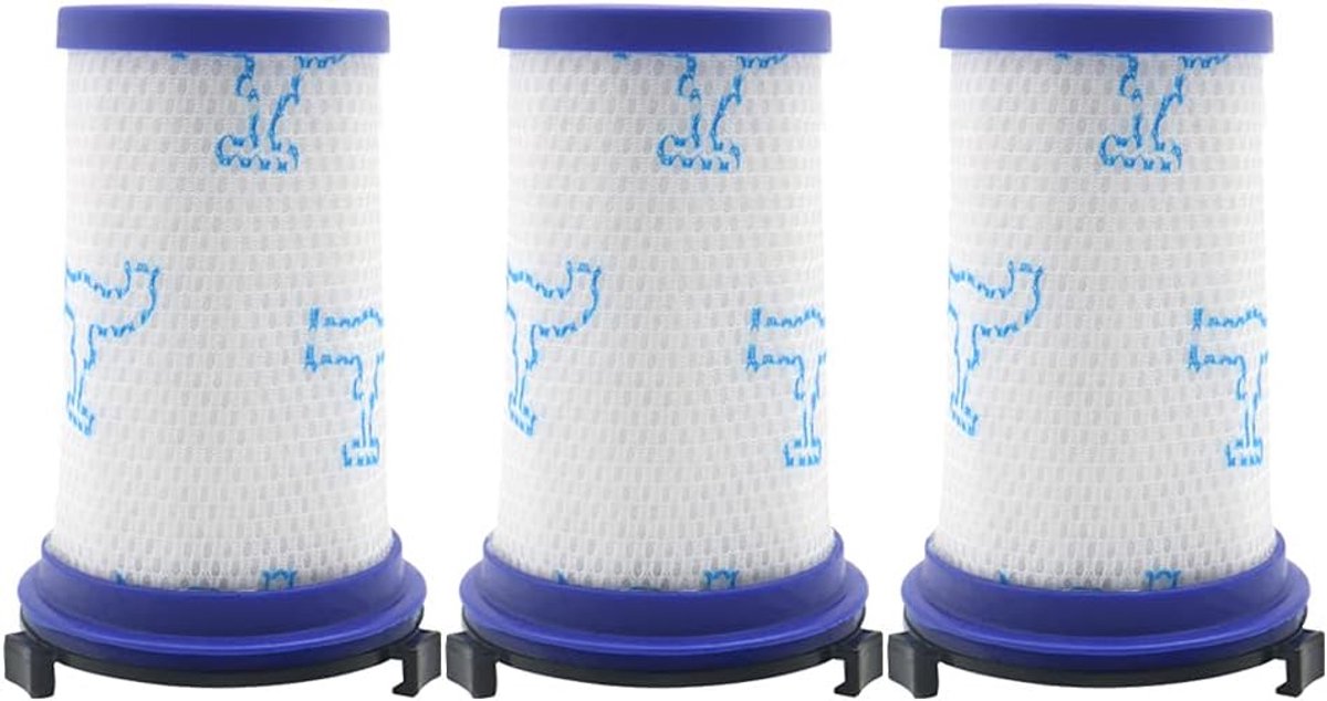 3 stuks HEPA filter - geschikt voor Rowenta Force 360 - X-Pert - RH9038 - RH9039 - RH9051 - RH9057 - RH9059 - RH9079 - RH9081 stofzuiger