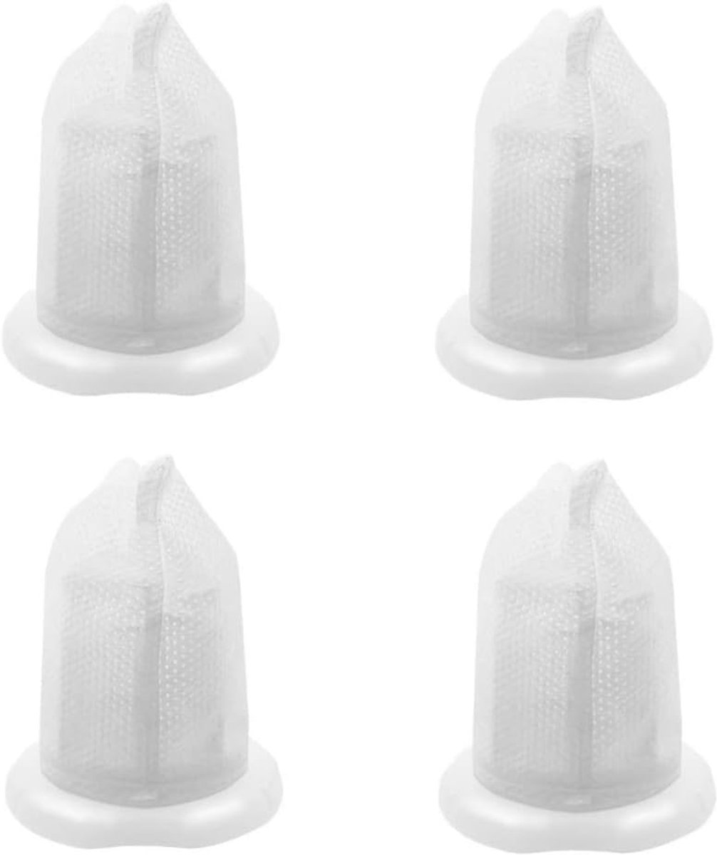 4 stuks - geschikt voor Vorwerk Kobold VC100 accustofzuiger - Vervangingsfilters - 7.7*8.8cm - Wit