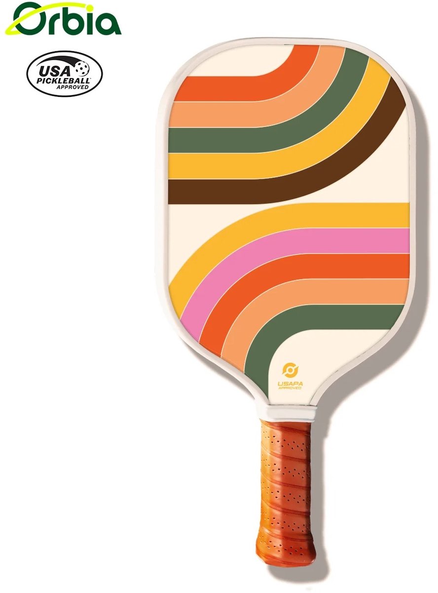 Orbia Pickleball Racket - Pickleball Paddle - Voldoet aan USA Pickleball richtlijnen - Retro