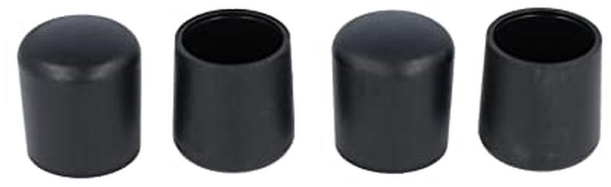 Ronde stoeldopjes voor buizen 8 mm - Set van 4