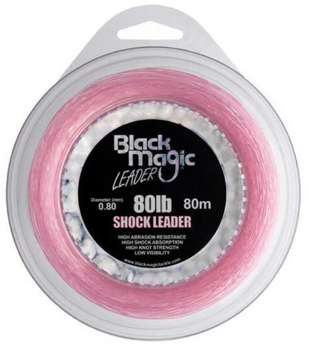 Black Magic Shock Leader Flurocarbon 80 M Zwart 0.800 mm