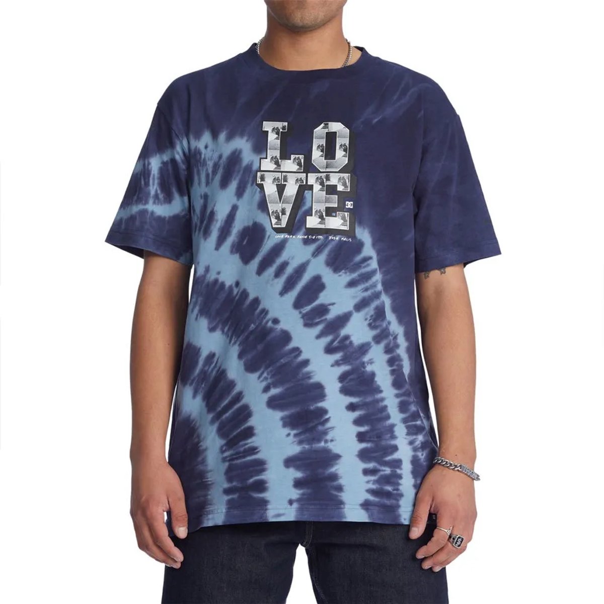 Dc Shoes Blabac Love Park T-shirt Met Korte Mouwen M Man Marineblauw