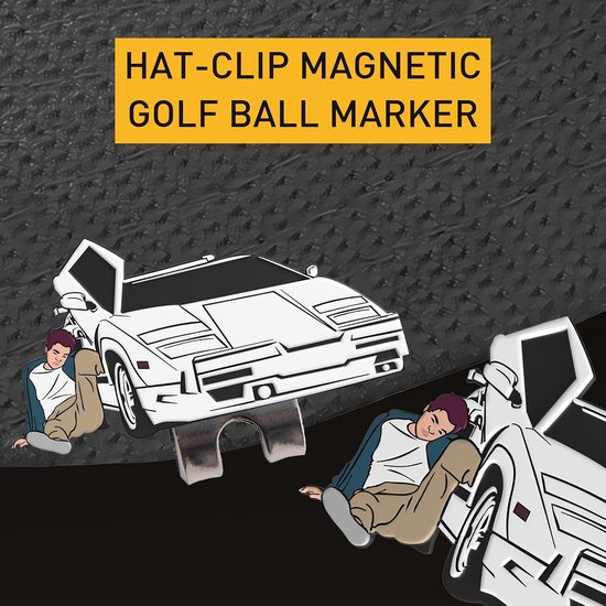 Grappige Golfbal Marker met Magnetische Hoed Clip - Hilarische Golf Accessoires — afbeelding 3