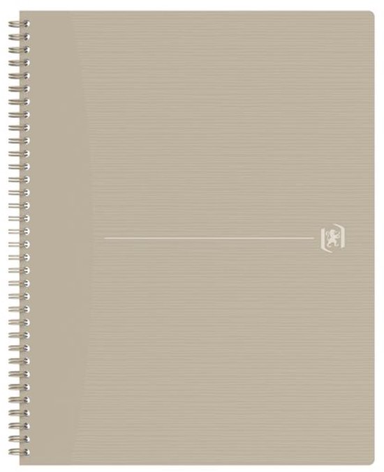 Bloc spirale OXFORD Origine A4+ ligné 70 feuilles 90g couverture carton souple sable