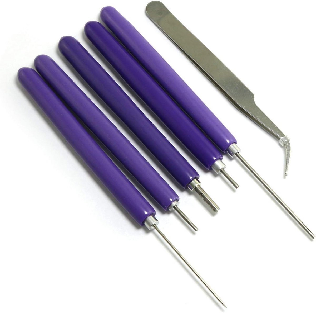 6-in-1 papercraft quilling gereedschap set inclusief slotted tools en pincet