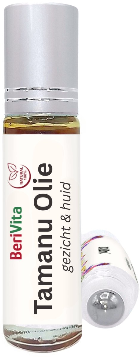 Tamanu Olie Puur 10ml Rollerfles - Huidolie en Gezichtsolie