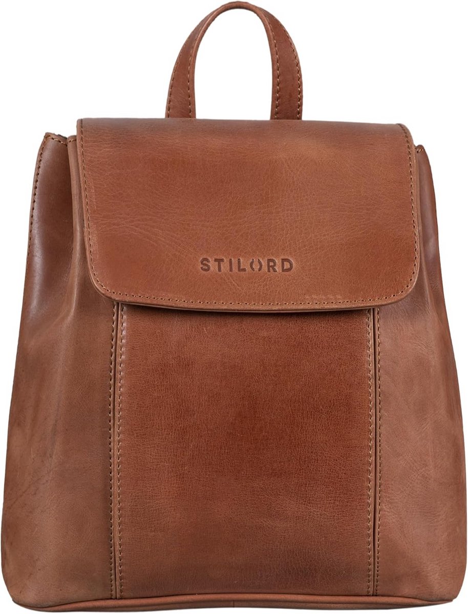 Leren dagrugzak vrouw klein vintage 9.7 inch iPad