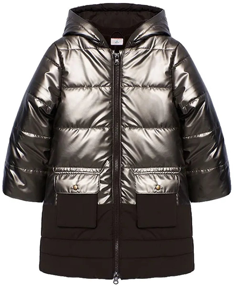 Boboli Technical Parka Bruin,Goud 6 Years Meisje