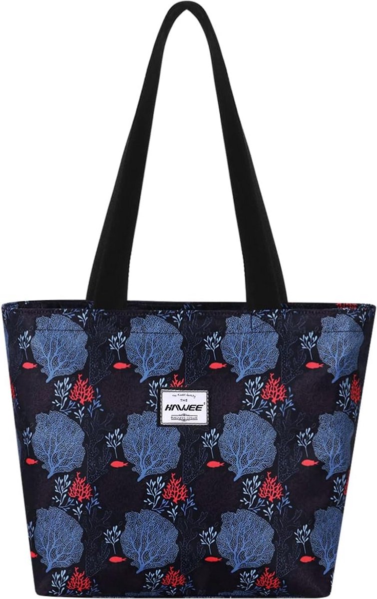 Grote Dames Shoppertas Waterdicht Schoudertas Casual Handtas met Rits