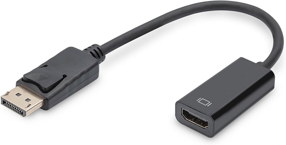 DisplayPort naar HDMI Adapter - Full HD 1920x1080, 60Hz, Zwart