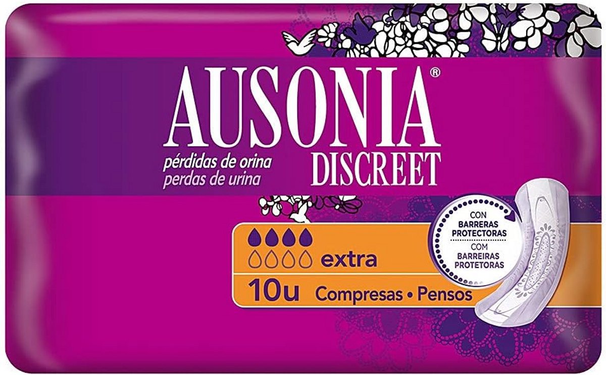 Discreet Extra Maandverband voor Urineverlies - 10 Stuks