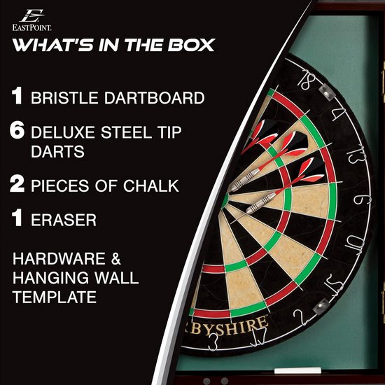 ACTIUSIS Dart Catchring Surround, Surround Opvangring Dart Backboard, 4-delige Dartbord-omranding, voor de muurbescherming Backboard Protection, Rood