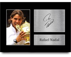 Tennis Herinneringen Fotocadeaus met Handtekeningen - A4