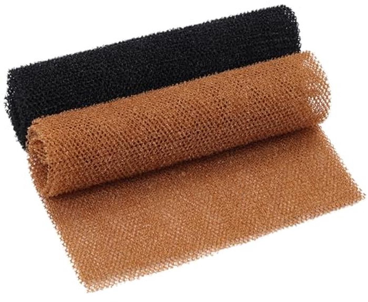 2 Stuks Afrikaans Exfoliërend Net - 80 cm Lichaamsnet voor Douchen en Exfoliëren