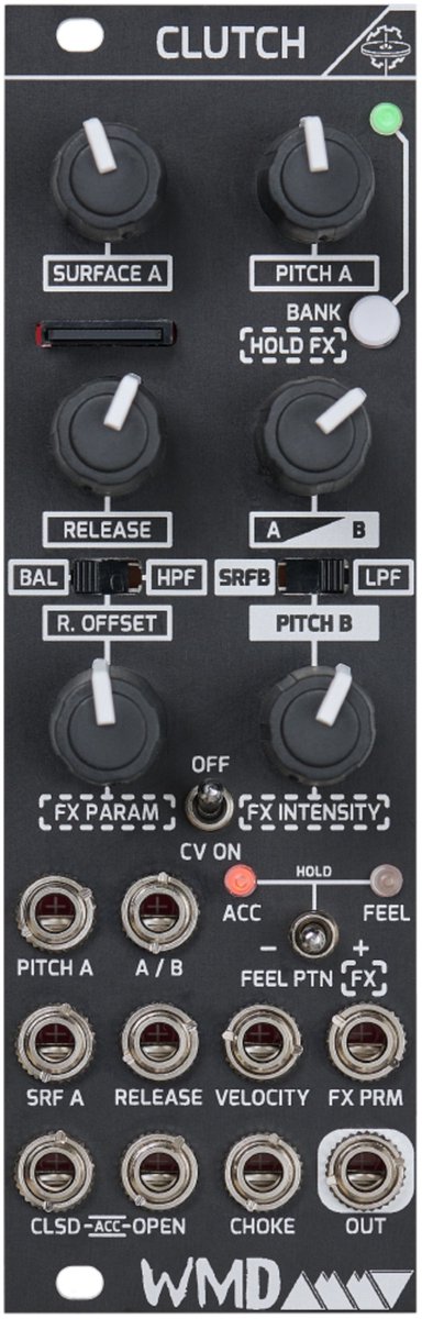 WMD Clutch - Drum modular synthesizer