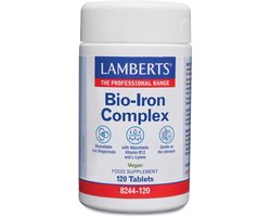 Lamberts Bio-ijzer complex 120 Tabletten - 120 stuks