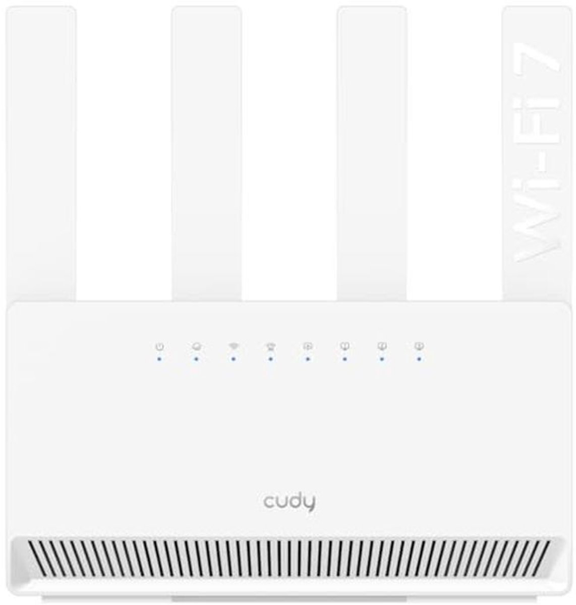 Dual Band Wi-Fi 7 Router met 4 Gigabit Poorten en Quad-Core Processor