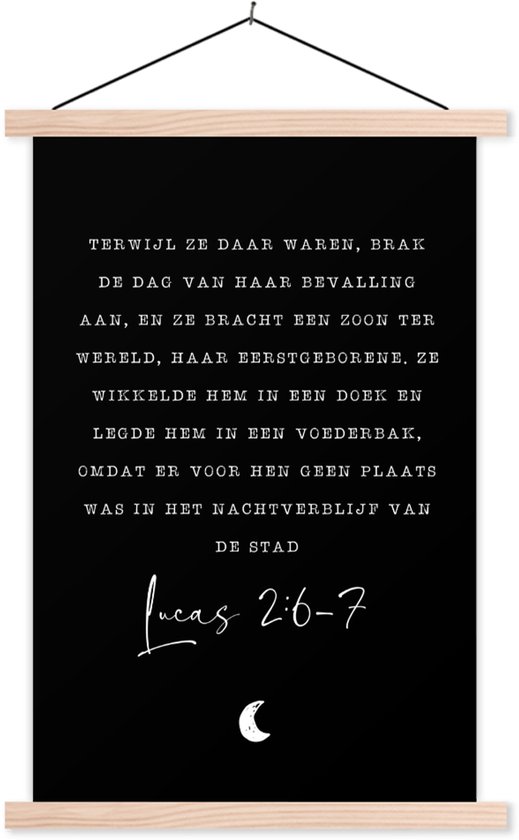 Affiche scolaire - Noël - Citations - Lucas - 60x90 cm - Lattes vierges