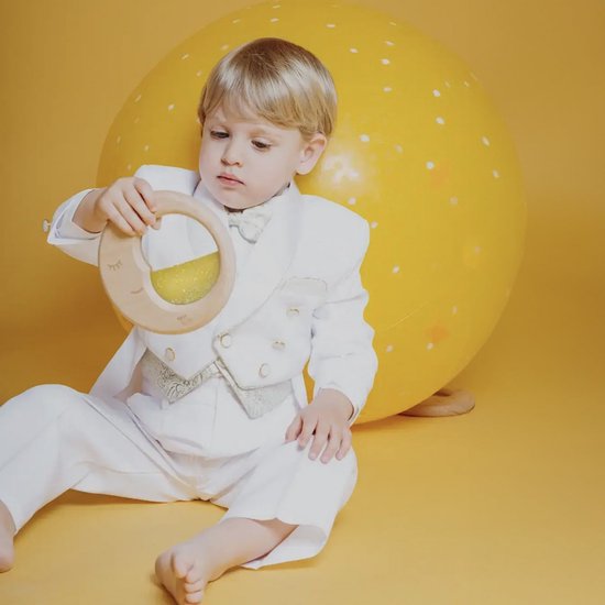 Sensorische Houten Speelgoed Maan voor Baby's en Peuters van Merkloos — afbeelding 2