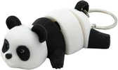 Flexi pandabeer sleutelhanger - :kleuren: - 3d geprint - Cadeau liefhebber – Sleutelhanger dier - 6cm