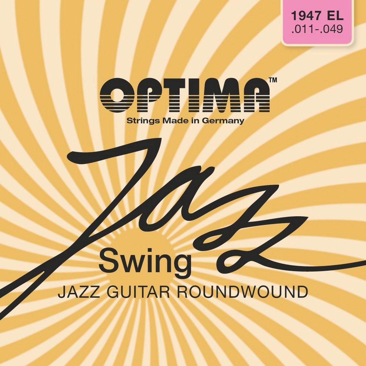 Elektrische Gitaarsnaren Jazz Swing Series Rondomwonden Set