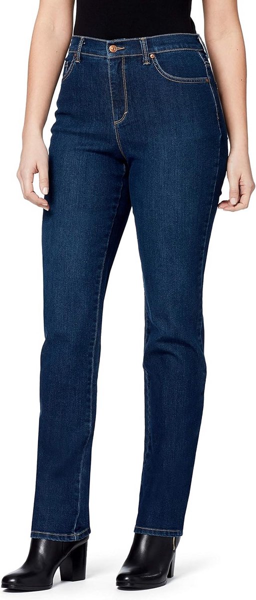 Dames Jeans Amanda Klassieke Tapered Fit Jeans Comfortabele Denim