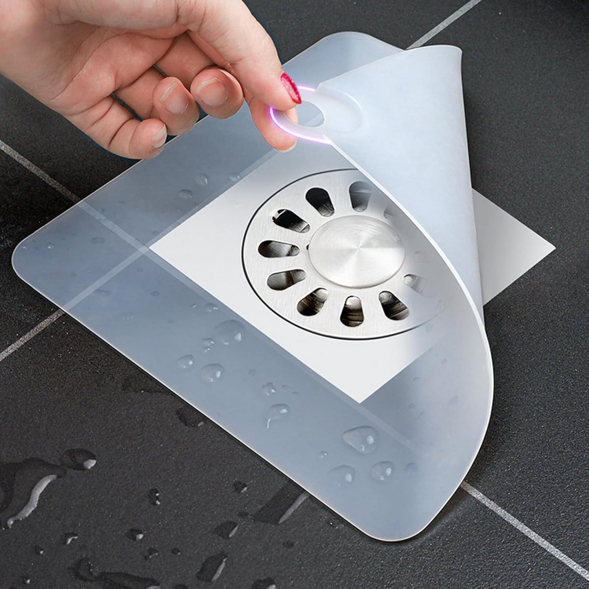 Siliconen Afvoerfilter 2 Stuks - Antiklonterende Haarvanger voor Badkamer en Keuken