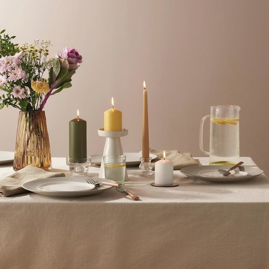 Bolsius Gladde dinerkaarsen - Wit - 8 stuks - 17 cm - Nu 10% korting