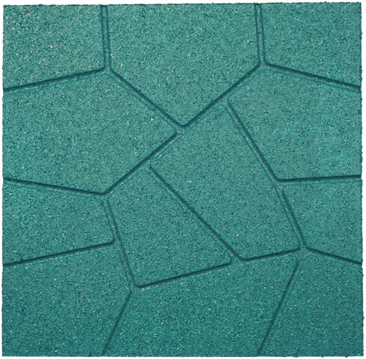 Dual-Side Tuin Rubber Bestrating 16"x16" voor Veiligheid Tegels en Paden