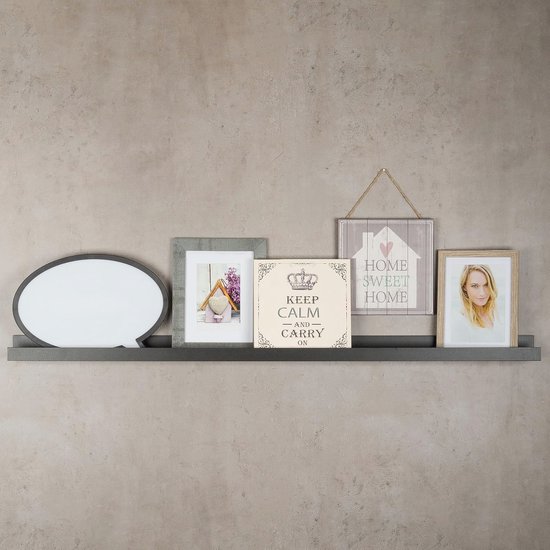 DR35 fotolijst 61x51 cm (mat wit), 35 mm breed MDF-hout op maat gemaakt incl. ontspiegelde anti-reflecterende acrylglasplaat, stabiele achterwand en