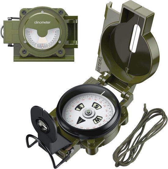 SUUNTO A-30 Boussole Randonnée, Navigation Professionnelle, Compass D'Orientation Avec Cordon, étanche, Déclinaison Réglable, Marquages