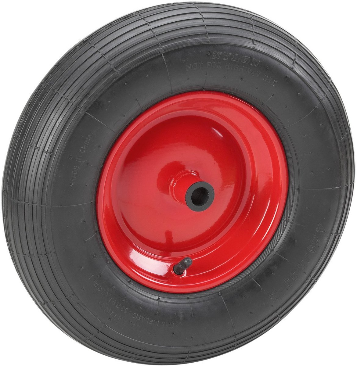 Luchtband Ø 400 mm met stalen velg - Geschikt voor kruiwagens - 250 kg draagkracht - Aangenaam rijcomfort