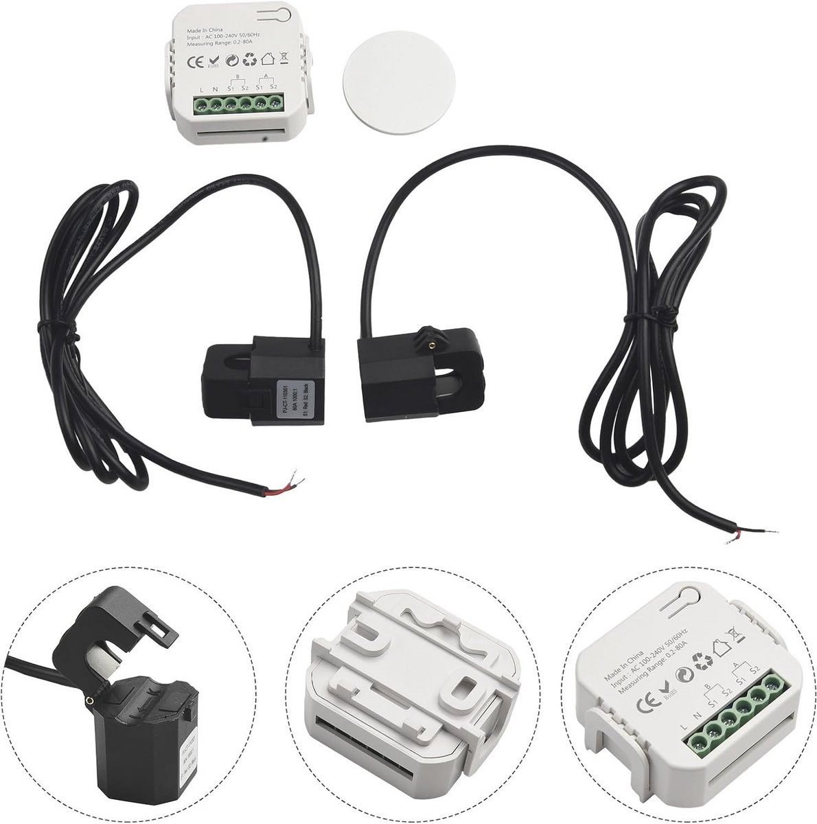 Energiebewaking Meter met WiFi - Real-time Energieverbruik Monitoring en Statistieken
