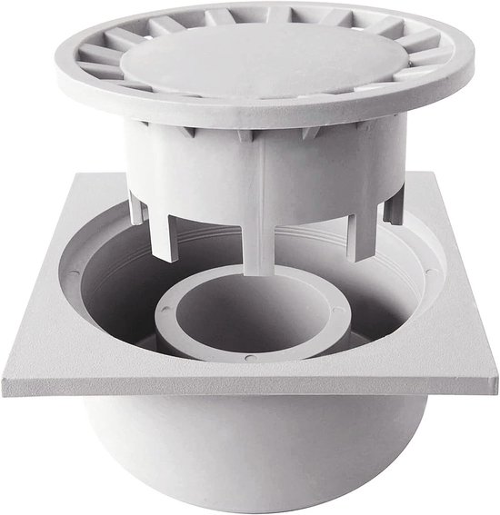 Sifonische Verticale Afvoer Voor Terrassen PVC Afvoersysteem Met sifonische-verticale-afvoer-voor-terrassen-pvc-afvoersysteem-met