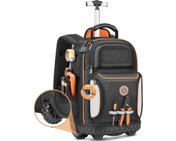 Gereedschap Rugzak met Wielen - Heavy Duty Tool Bag voor Bouwwerkzaamheden