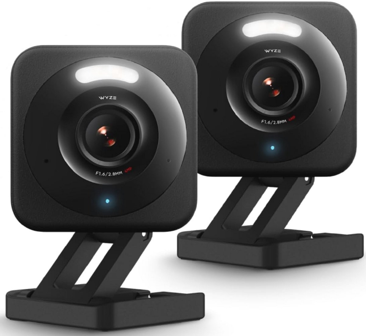 2.5K HD WiFi Smart Home Beveiligingscamera - Binnen/Buiten, Bewegingsgeactiveerde Schijnwerper, Kleur Nachtzicht, 2-weg Audio, Werkt met Alexa en Google