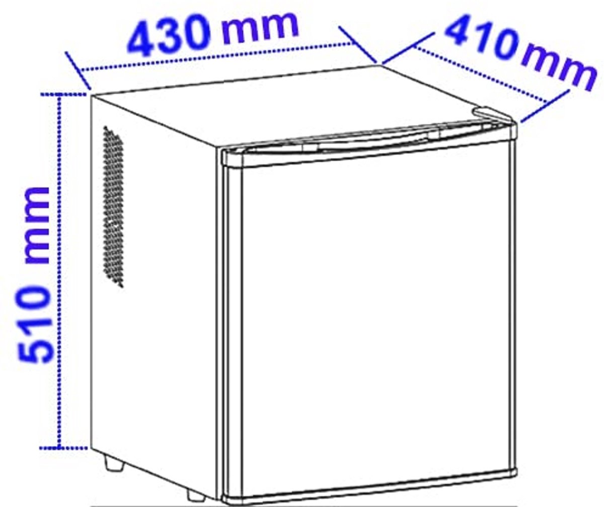 Mini-koelkast 38 liter - Stil en energiezuinig voor hotels en kantoren