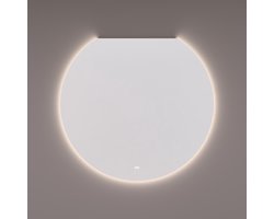 HIPP Design spiegel Sun-Line Rond - Plafond - Indirecte LED Verlichting - Diameter 140cm - 72B x 130H cm - Spiegelverwarming - Kleurenwissel - Touch Dimmer